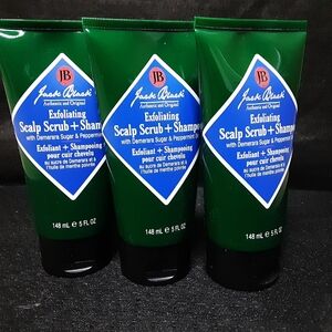 3 New Jack Black Exfoliating Scalp Scrub + Shampoo - Green